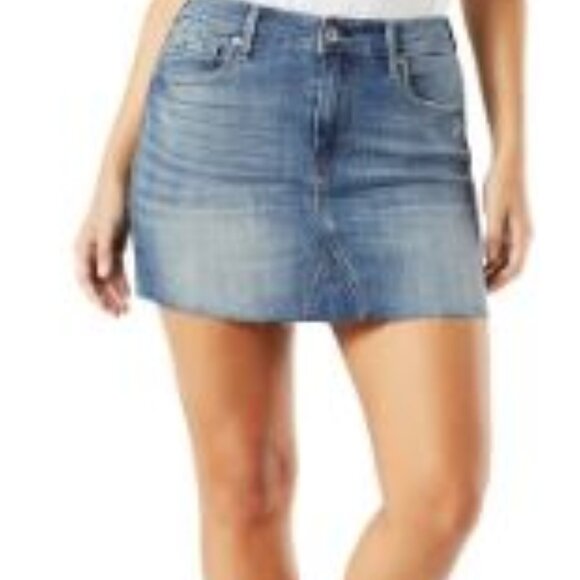 Levi's Dresses & Skirts - Signature by Levi's Strauss & Co. High-Rise Denim Mini Skirt Sz 6